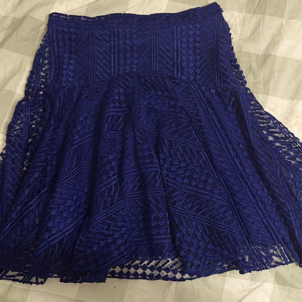 Blue skirt